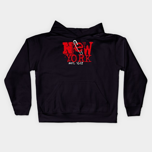 New York est 1642 19.0 Kids Hoodie by 2 souls